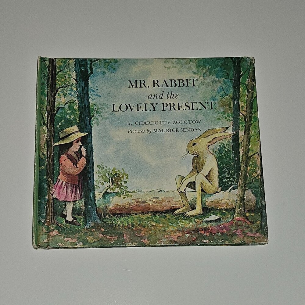 VTG Mr Rabbit and the Lovely Present Zolotow Sendak Hardcover Book Club Ed 1962